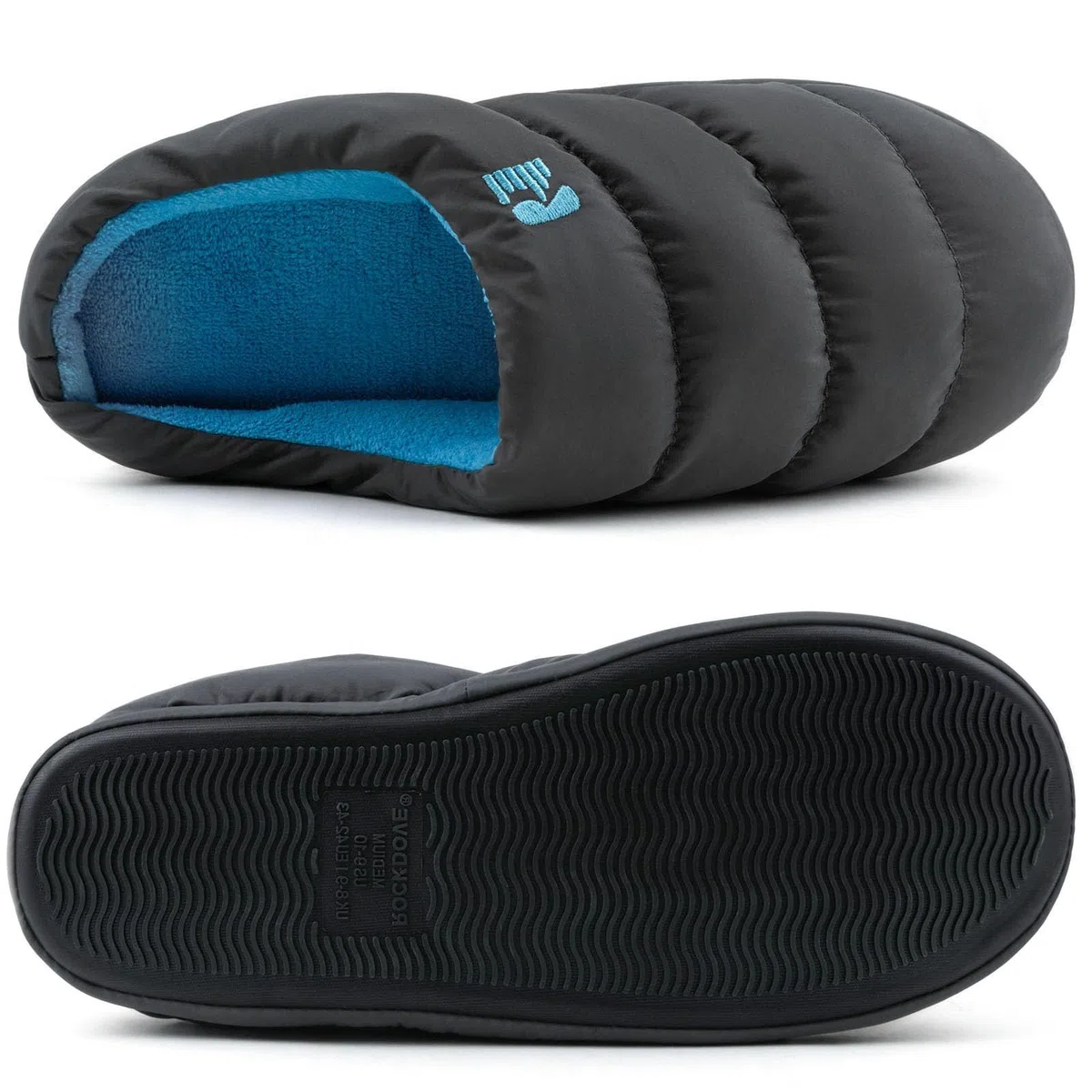 RockDove Pantofole da Campeggio in Memory Foam per Uomo