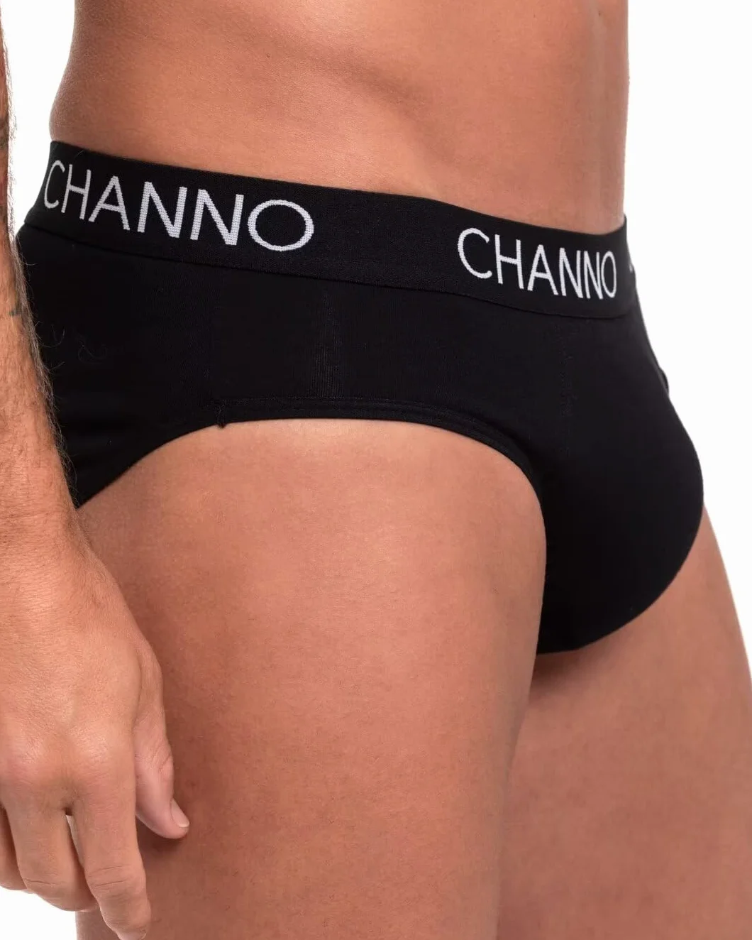 Channo Slip da Uomo in Cotone, Tinta Unita e Uniforme