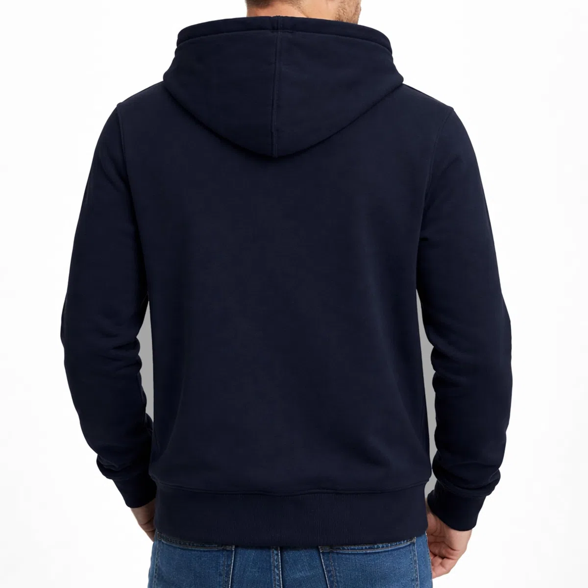 Umbro - Felpa da Uomo in Cotone Leggero con Cappuccio e Cerniera Full Zip, Sportiva, Casa, Palestra, Jogging, Tempo Libero