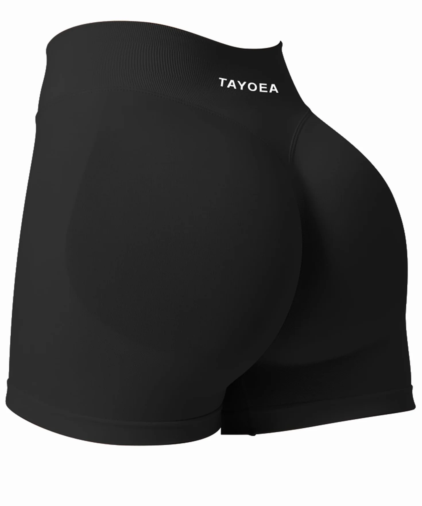 TAYOEA Pantaloncini da Ciclismo Sportivi da Donna Leggings Corti Scrunch Senza Cuciture da Palestra Opachi per Fitness Yoga Jogging