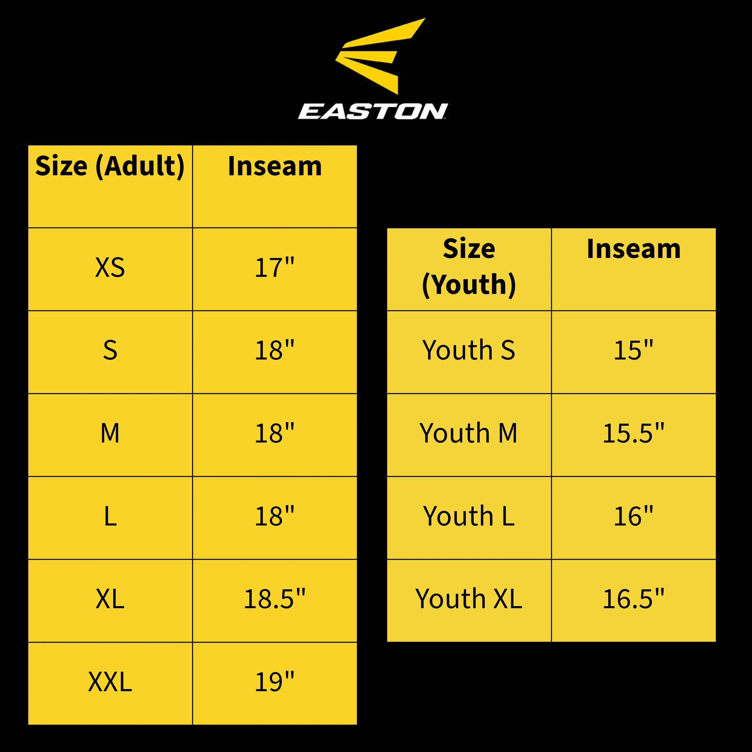 Easton - Rival+, Pantaloni da Baseball Uomo