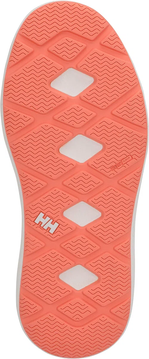 Helly-Hansen Spindrift - Scarpe da vela da donna, Aqua Marine/Fusion Coral/Bianco sporco, 5.5