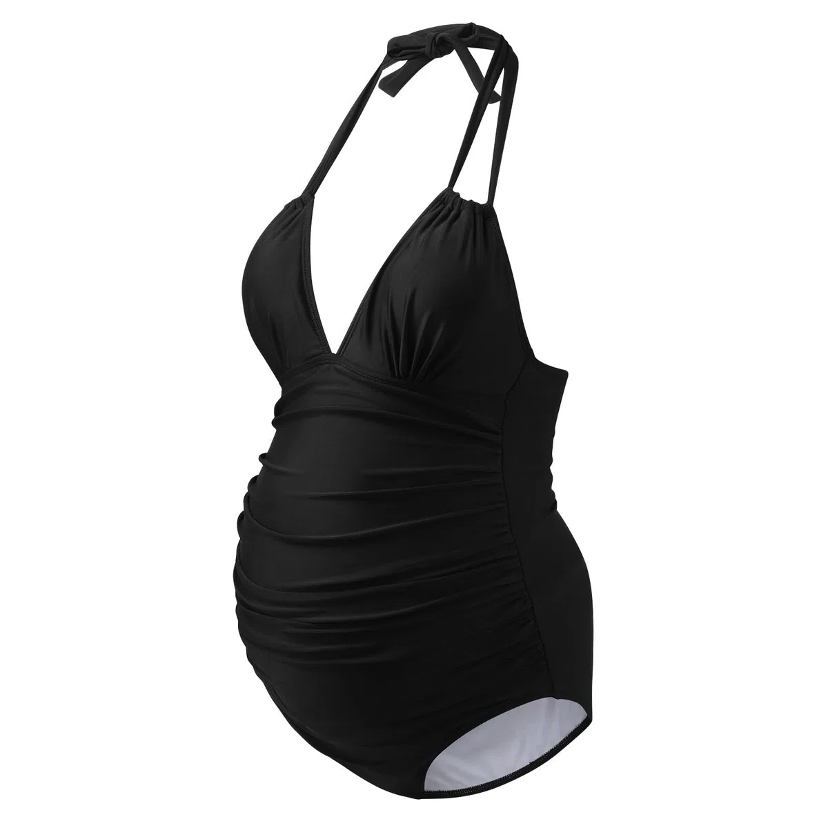 Costumi da Bagno Premaman Floreale Costumi da Bagno Donna Intero Bikini Premaman Bikini da Spiaggia Mare Piscina (Z1-Black, M)