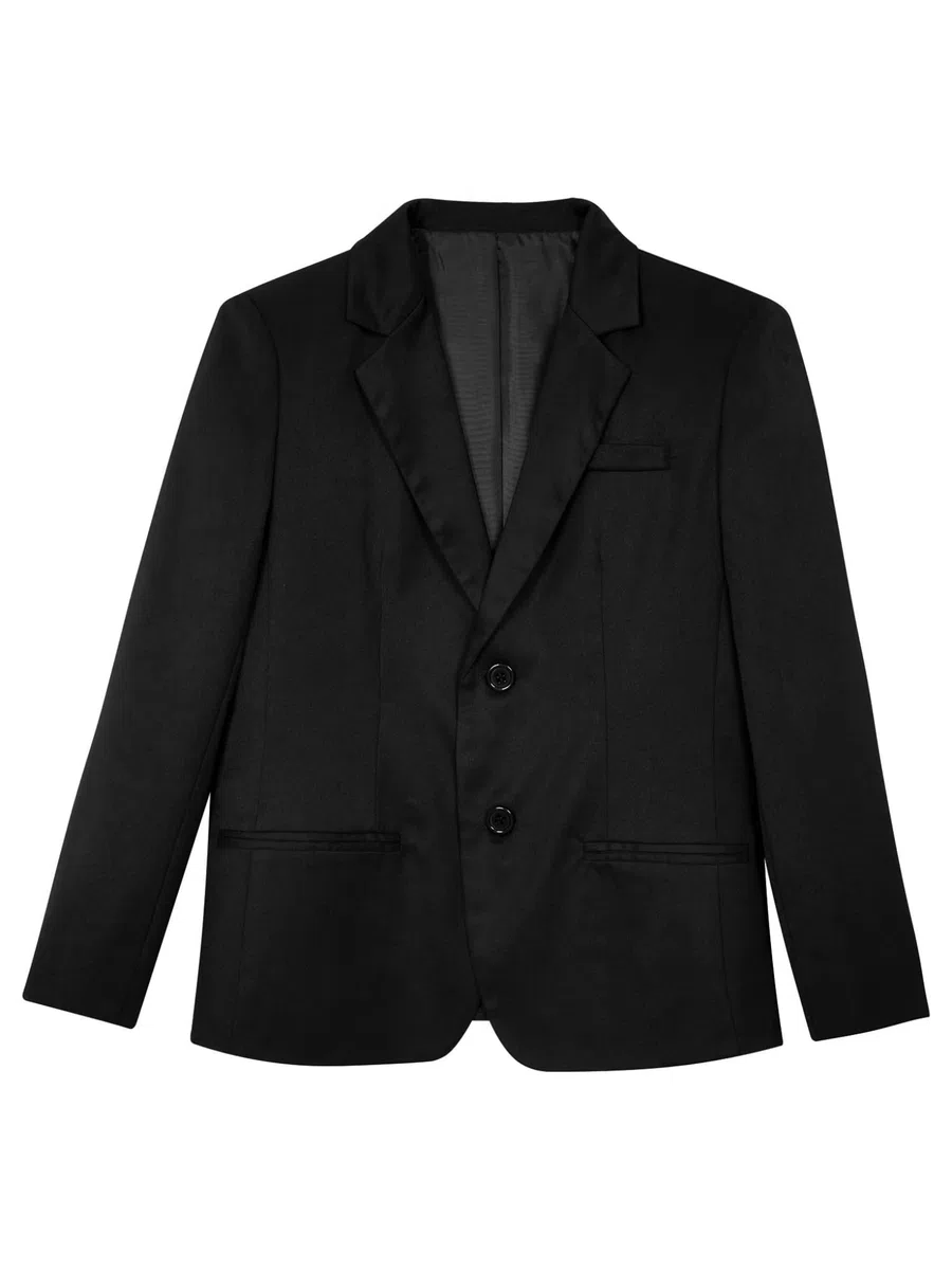 Mufeng Blazer da Bambino Slim Fit con Bottone Jacket Giacca Elegante Formale Giacca da Cerimonia Tuxedo Abito da Sposa Smoking Classico Gentleman Cappotti