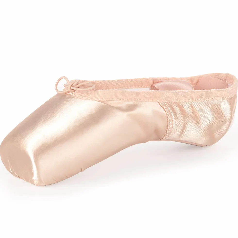 Soudittur Scarpette da Danza Classica Punte Pointe Balletto Scarpe da Ballo Comprende Scarpette salvapunte e Nastri per Donna e Ragazza(Si Prega di Selezionare Size One più Grande)