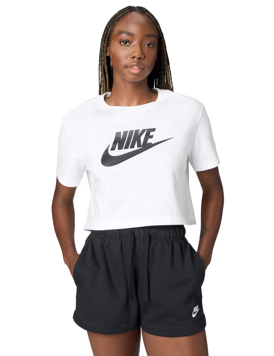 Nike W NSW Tee Essntl CRP ICN FTR T-Shirt Donna