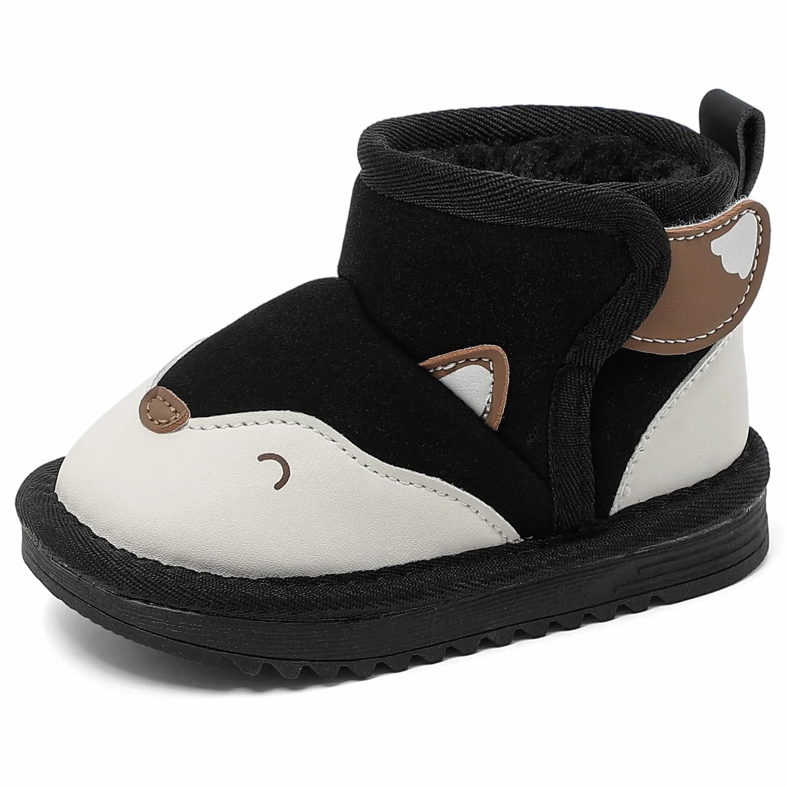 MASOCIO Stivaletti Neonato Neonata Invernali Scarpe Scarponcini Bimbo Bambino Adorabile con Suole Gomma Antiscivolo Taglia 18-24 EU