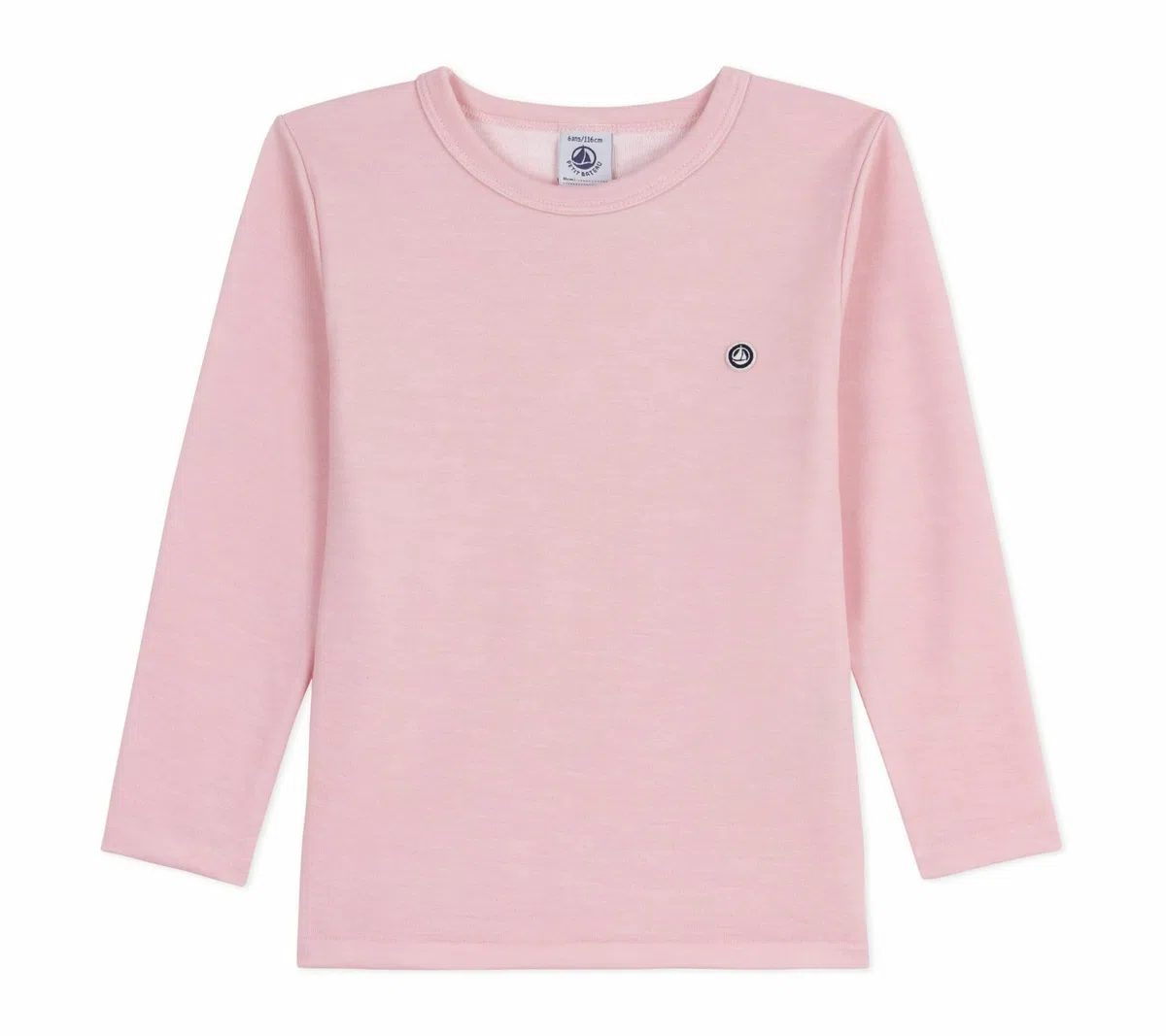 Petit Bateau TS Ml Uni Biancheria Intima Giorno Bambine e Ragazze