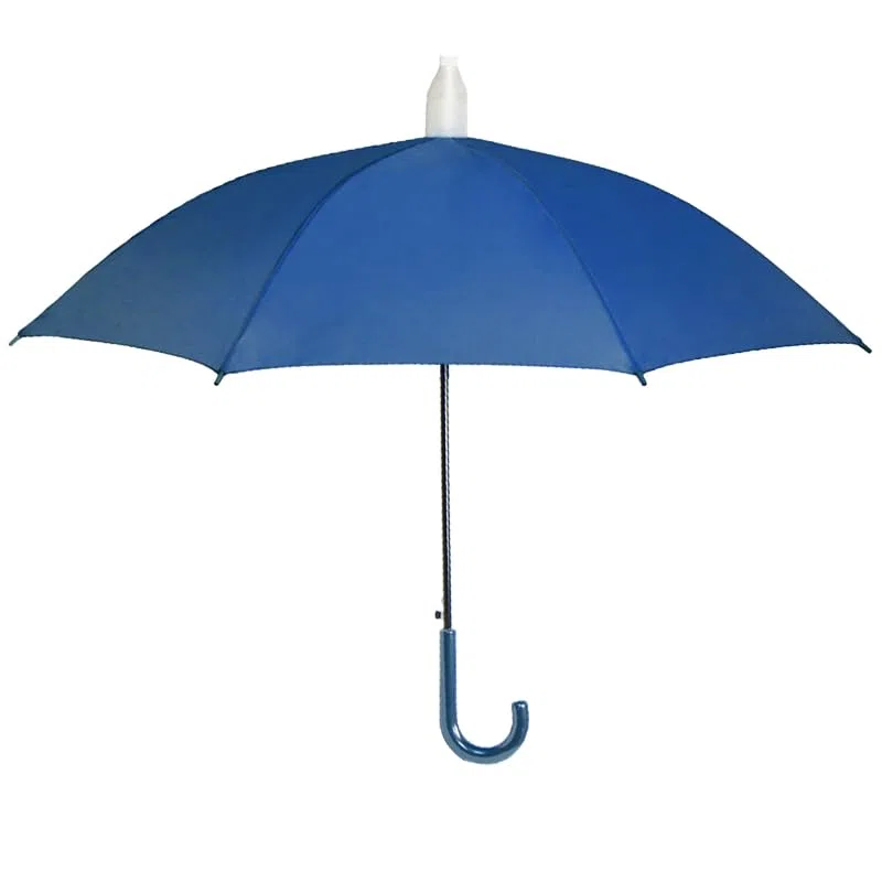 Palucart 1 ombrello salvagoccia che non bagna con custodia in plastica tasto automatico pratico e compatto (Blu Chiaro)
