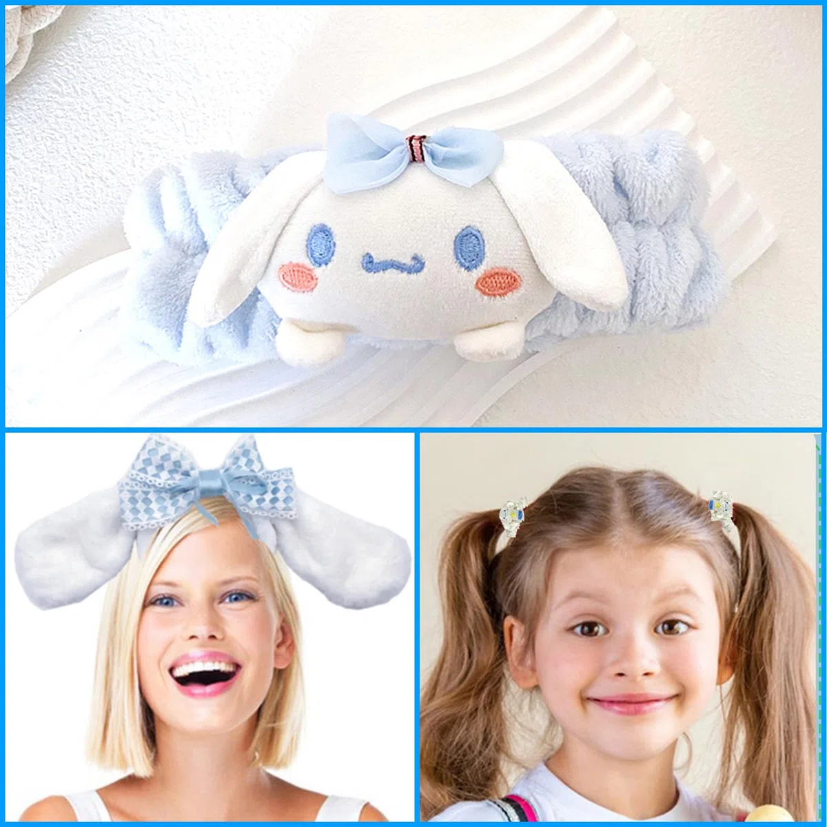 Collana Cinamorol, Sanrio Collana, Cinamorol Braccialetto, Portachiavi Cinamorol, Cerchietto Cinamorol Fascia Di Peluche Dei Cartoni Animati Accessori per Ragazze Compleann