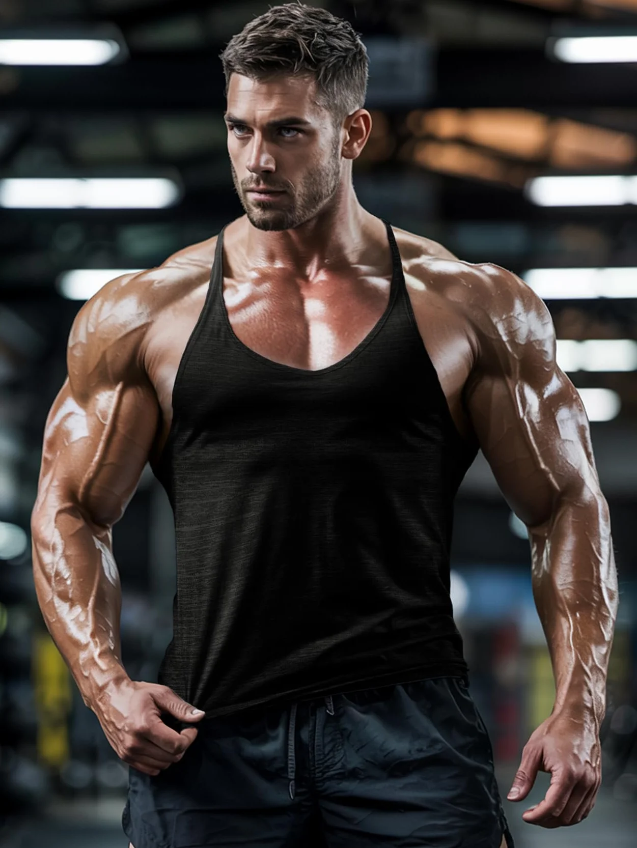 Canottiera Uomo Palestra,Canotta Senza Maniche Allenamento,Magliette da Bodybuilding