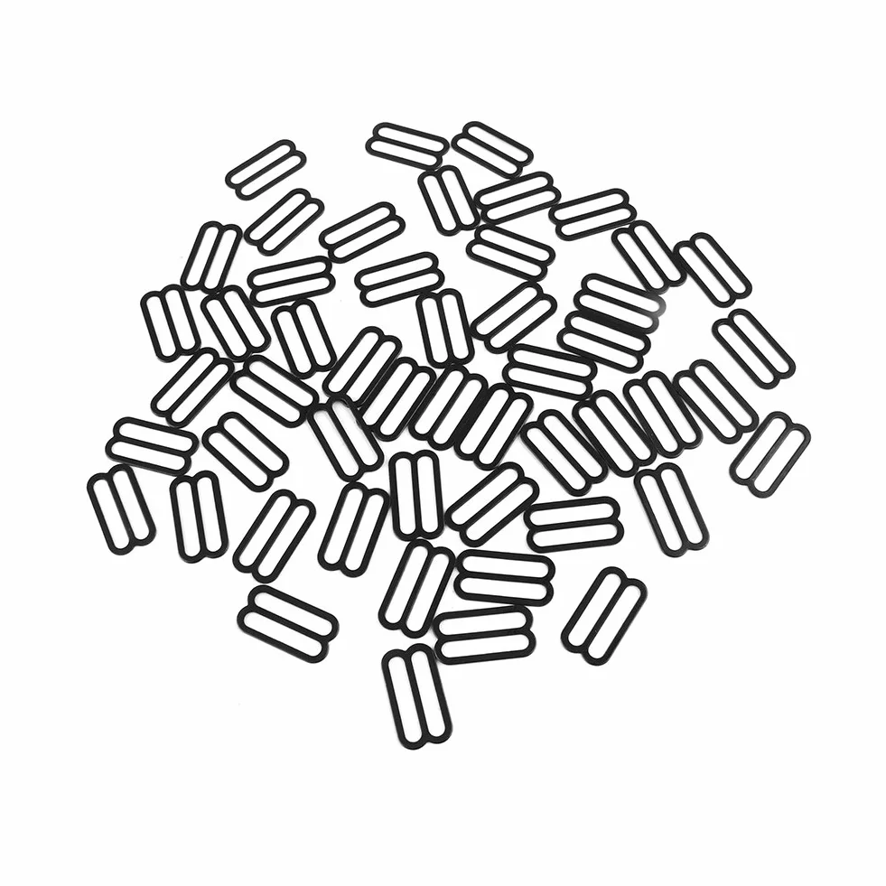 Broco Fermacravatta Metallica, Set 50 Pezzi 20mm Rame Antiruggine Ultra Sottile Clip per cravatta per Cravatta e Papillon