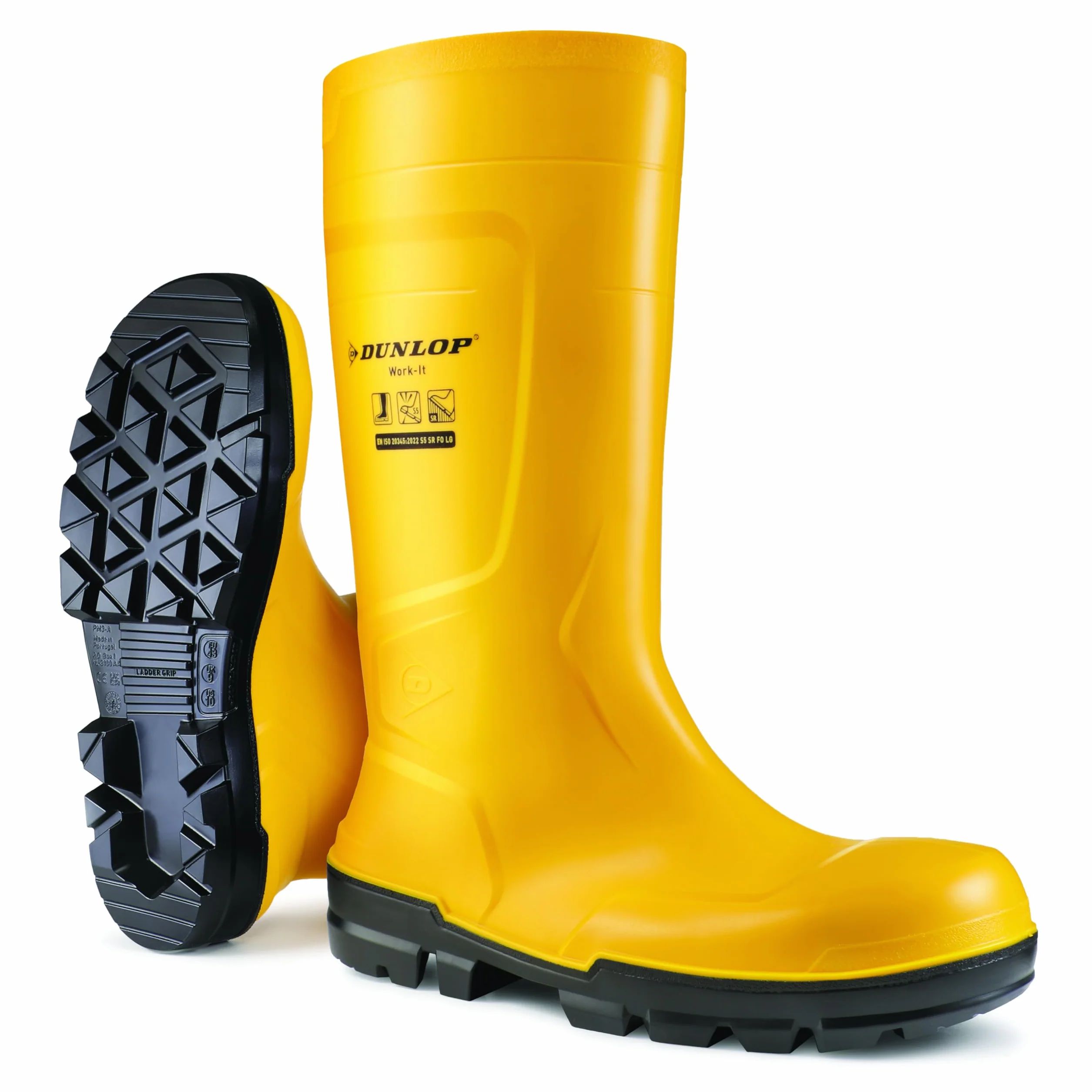 Dunlop NB2JF01 Stivali Impermeabili Da Lavoro Antinfortunistica S5 Gialli