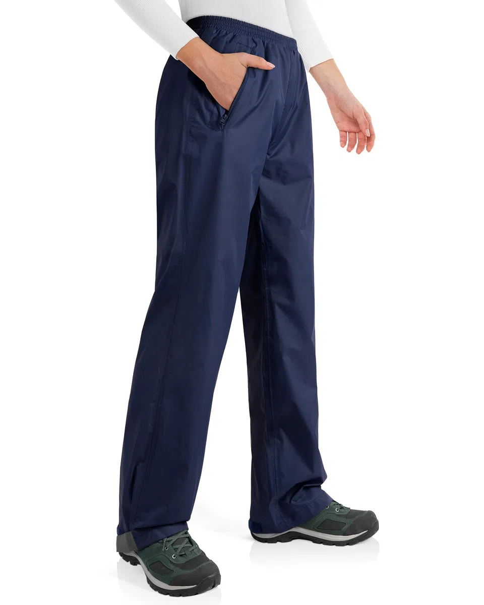 33,000ft Pantaloni impermeabili da donna, impermeabili, per ciclismo, riflettenti, antivento, leggeri, per golf, escursionismo, pesca