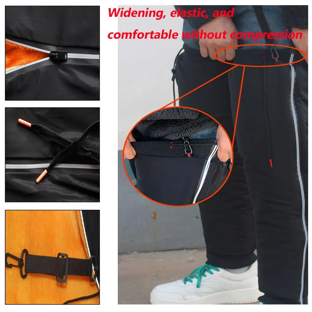 Scaldamuscoli da Bicicletta Ginocchiere Termiche per Moto Scaldamuscoli da Ciclismo Scooter Invernale Calda del Ginocchio Equitazione e Sci Antiscivolo Scaldamuscoli per Ginocchio