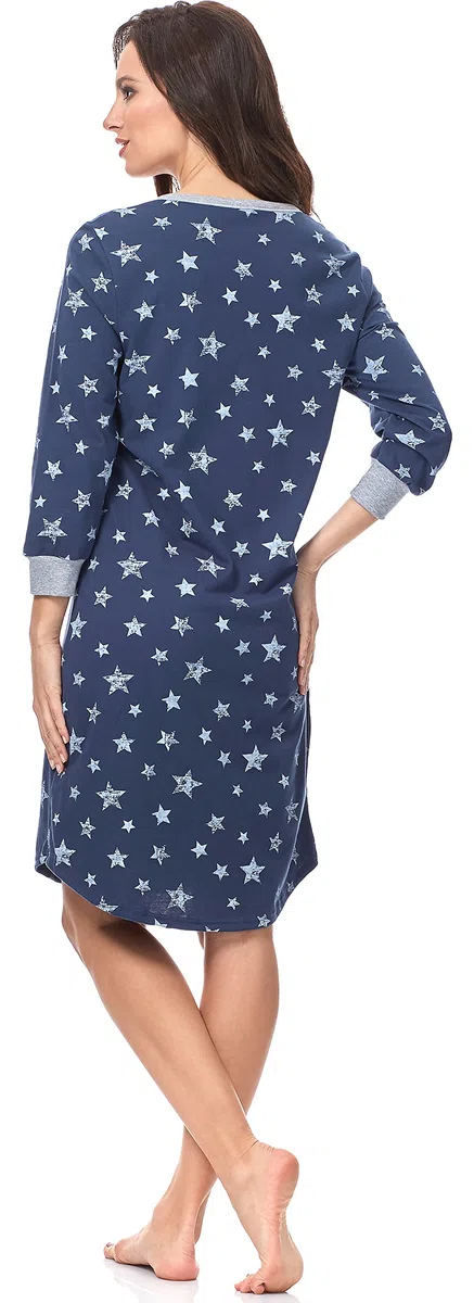 Italian Fashion Camicia da Notte Parto Ospedale | Vestaglia Donna Ospedale | Camicia da Notte Parto | Pigiama Premaman con Bottoni | Vestiti Premaman S-XXL