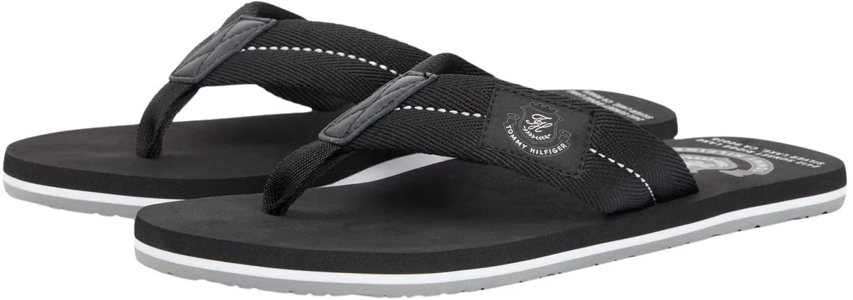 Tommy Hilfiger Patch Hilfiger Beach Sandal Fm0fm05804, Infradito Uomo
