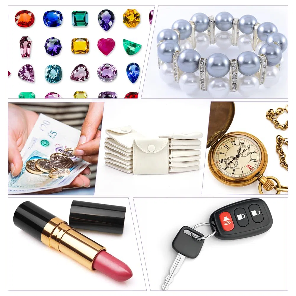 NBEADS 24 pz Sacchetti di Gioielli In Velluto con Bottone A Pressione, Borse Portaoggetti per Gioielli In Velluto Color Seta di Mais Borsa Regalo di Lusso per Confezione Regalo, 7.4x7.1cm