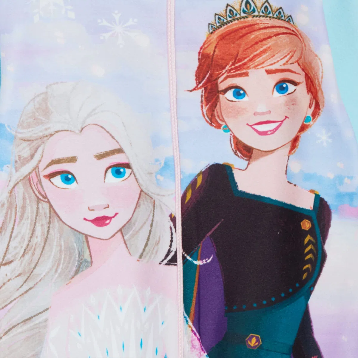 Disney Frozen 2 Pigiama Intero in Pile Bambina di Elsa ed Anna Regno di Ghiaccio, Tute in Pile Bambino, Pigiami Tuta Intera, Pigiami Interi Ragazza, Regalo Bambina