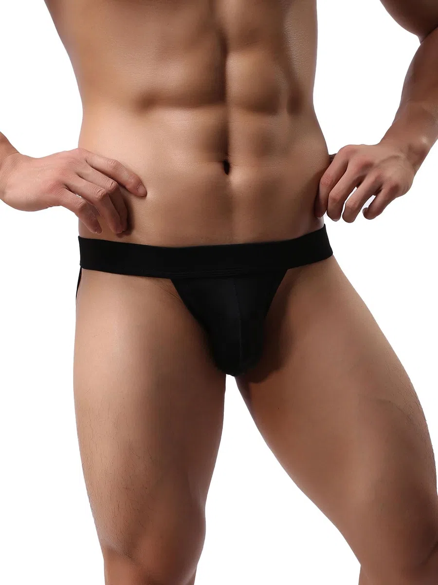 Summer Code Men's Athletic Supporter Performance Jockstrap Elastic Waistband Underwear