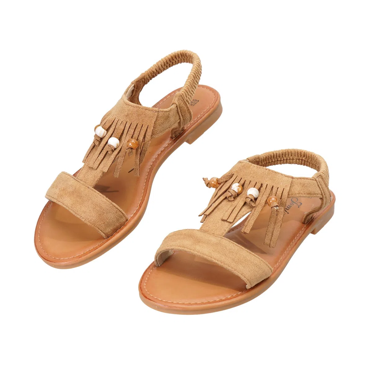JOMIX Sandali Donna Estivi Eleganti Boho Aperti Sandali con Tacco Basso Comode Ciabatte Slip On Leggere e Traspiranti per Spiaggia Mare