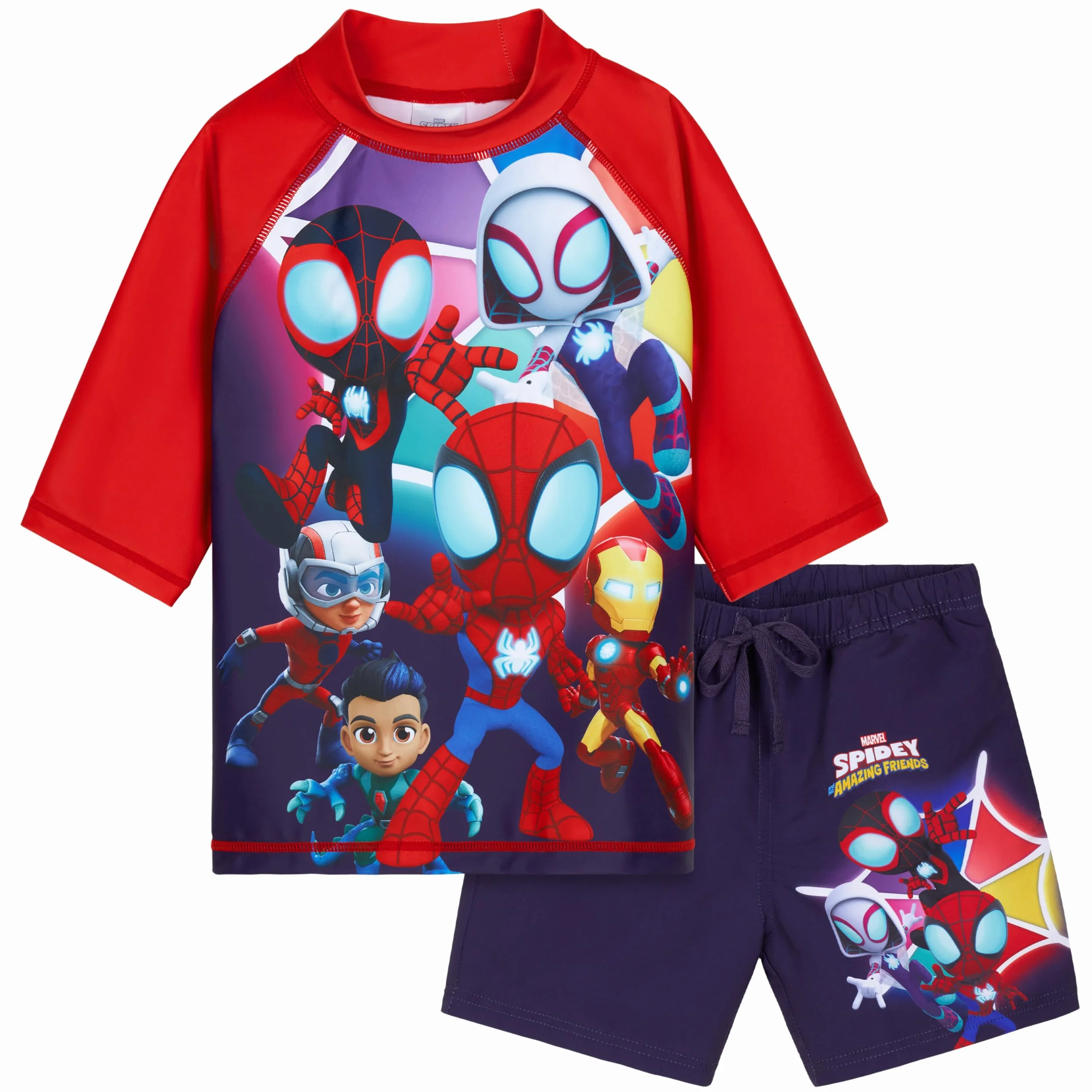 Get Trend Minecraft | Pokemon Costume Piscina Bambino Ragazzi 2 Pz Costumi Mare Pantaloncini da Bagno e Maglietta per Nuoto Spiaggia Viaggio