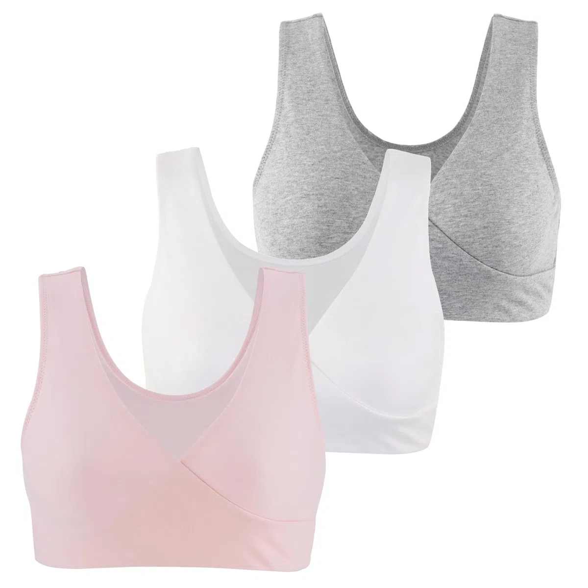 Reggiseni per Allattamento maternità - Reggiseno da Notte in Cotone Morbido per Gravidanza e Allattamento