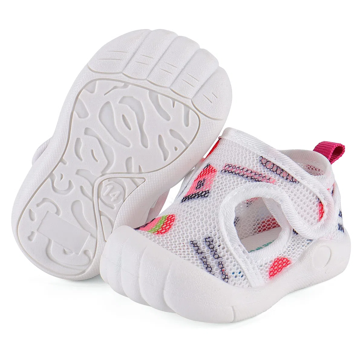 LACOFIA Scarpe Primi Passi Neonata Sneakers Mesh Bimbo Traspiranti Antiscivolo Scarpine Ginnastica Bambina