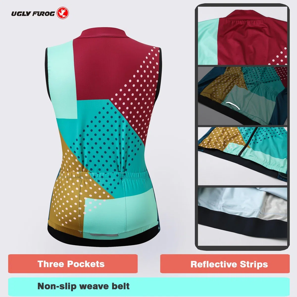 UGLY FROG Donna Ropa Ciclismo Bicicleta Jersey Ropa Ropa Ciclismo Carretera