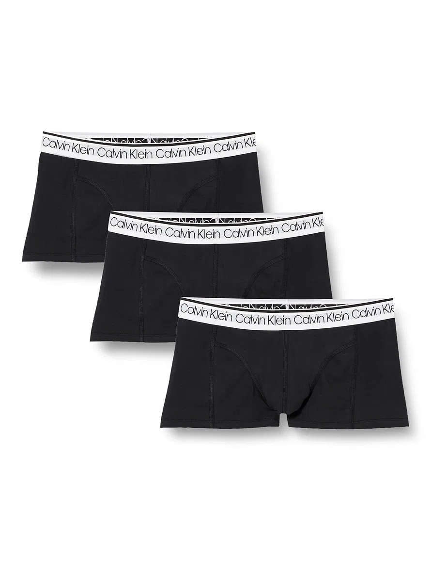 Calvin Klein Low Rise Trunk 3PK Q7E - Multi Black Small