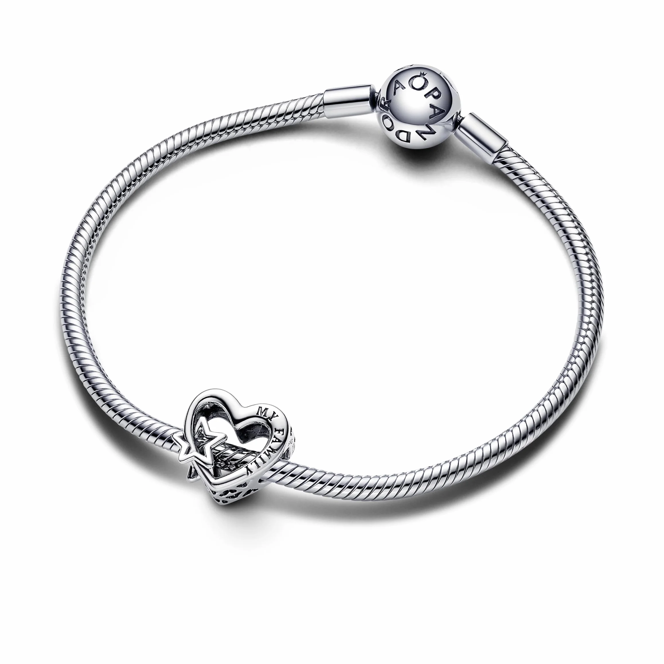 PANDORA Moments - Charm cuori in argento sterling