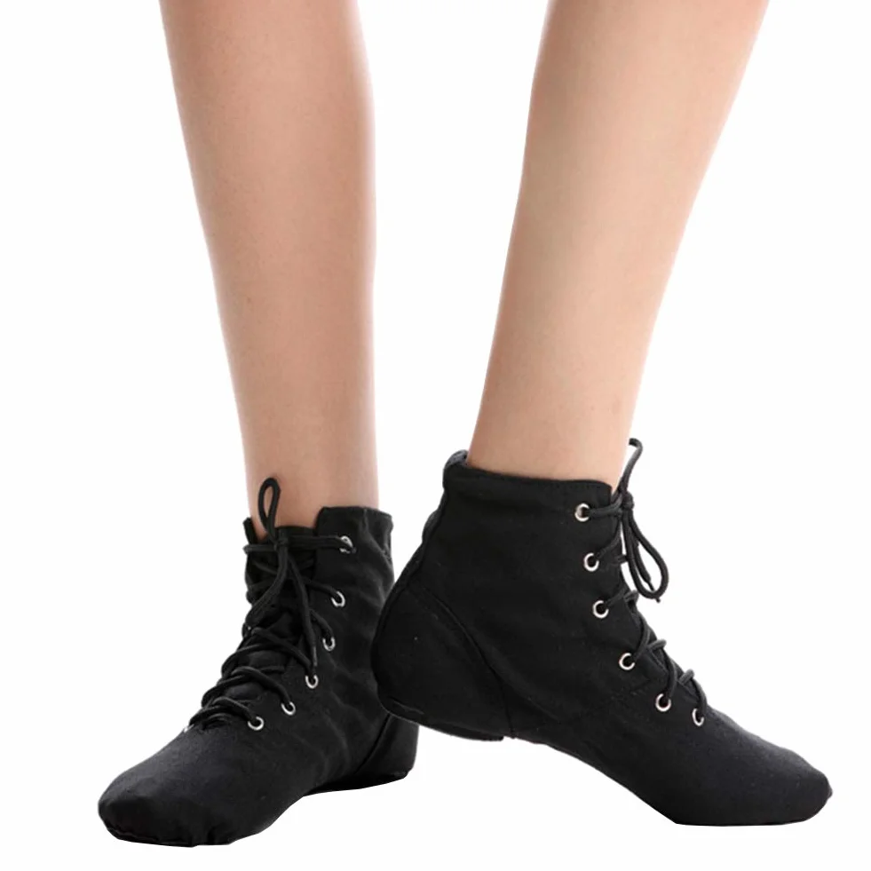 Tela Morbido Scarpe da Ballo Jazz Swing Ballet Ginnastica Sport Fitness Allenamento Yoga per Le Ragazze Bimba Donna delle Signore Uomini