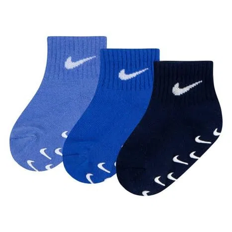 NIKE 3pk Gripper Qtr S Calzini Unisex - Bimbi 0-24 (Pacco da 1)