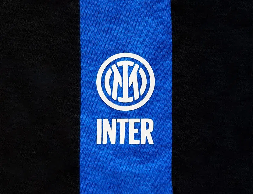 Inter - Bavaglino Neonato, 100% cotone, Prodotto Ufficiale