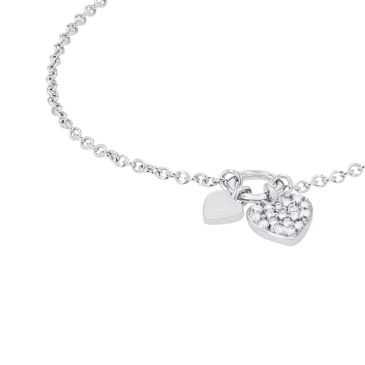 sOliver Bracciale per bambine in argento Sterling 925, con zirconi sintetici, a forma di cuore, fornito in confezione regalo