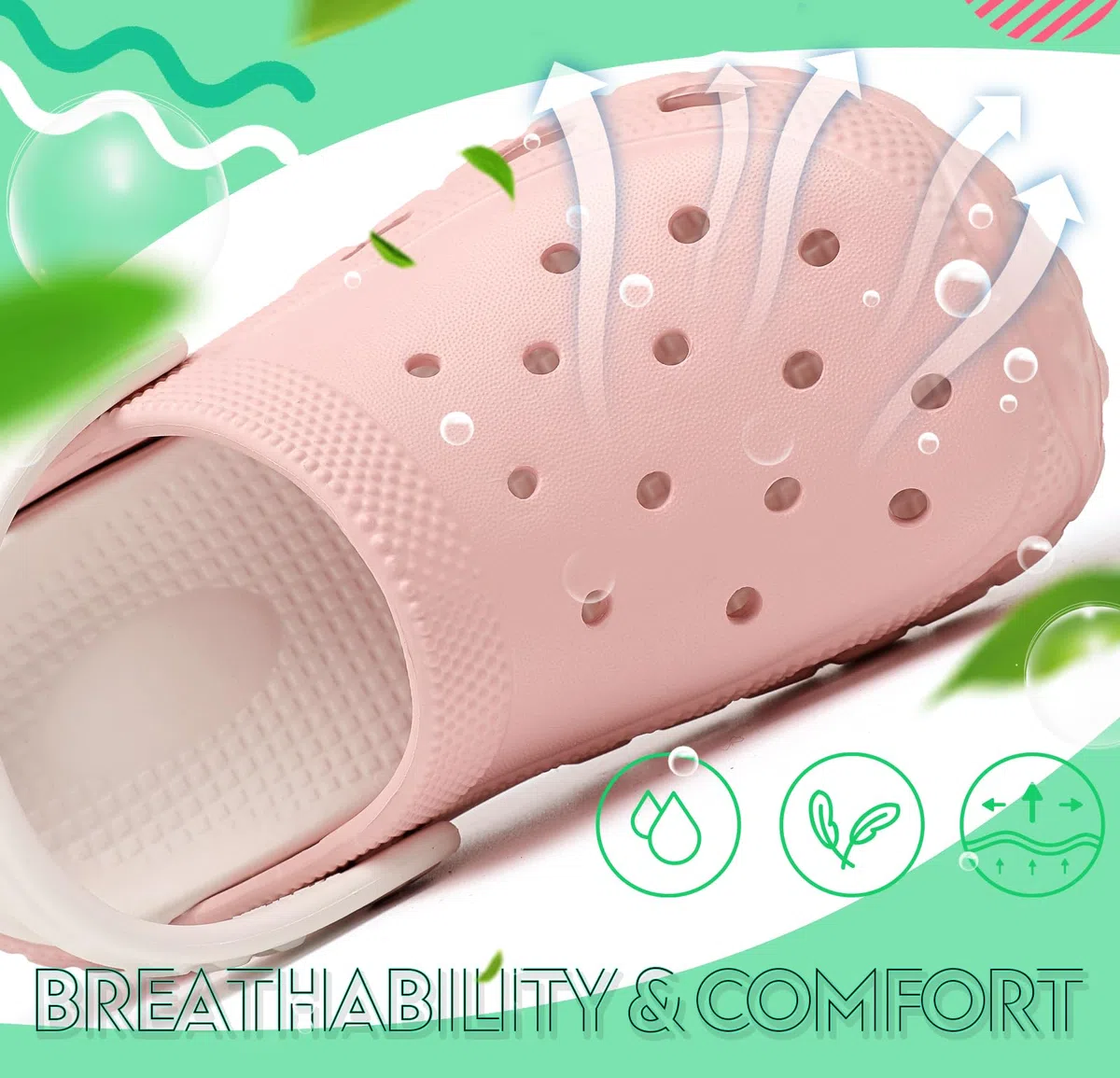 Zoccoli e Sabot Unisex-Bambini e Ragazzi Soletta Amovibile in Eva Leggeri Impermeabili Ciabatte Piscina Antiscivolo con Cinturino Regolabile per Ragazze Taglia EU 24-38