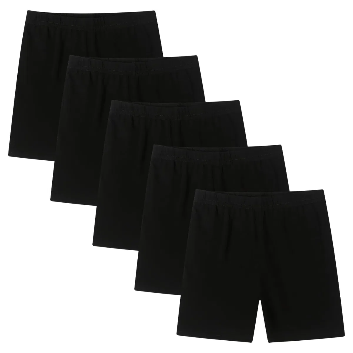 Pantaloni da ciclismo per bambini, leggings corti da ragazza, pantaloni sportivi da ragazza, pantaloni da ginnastica in cotone, da 5 a 14 anni