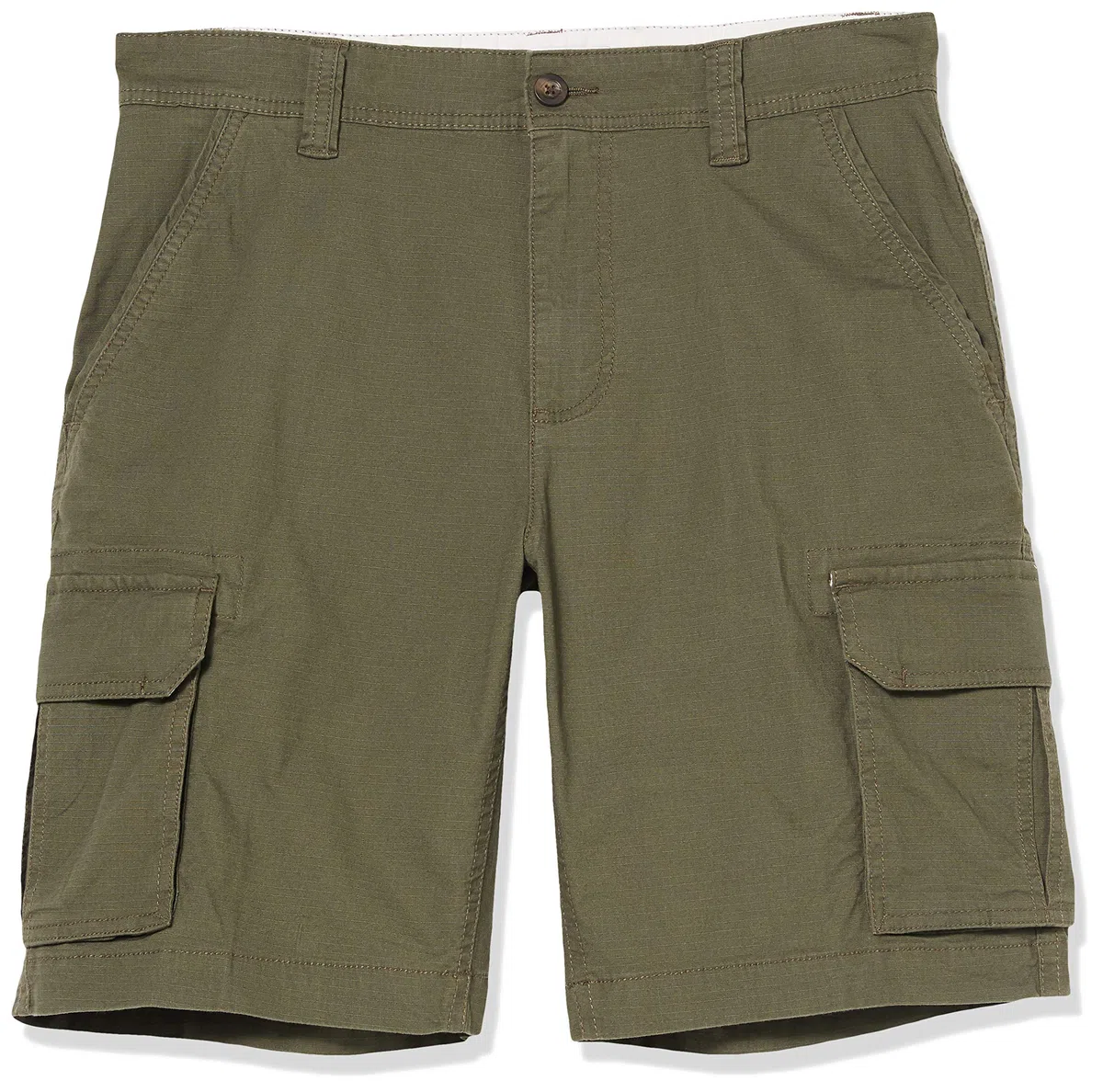 Amazon Essentials Uomo Pantaloncini Cargo Leggeri ed Elasticizzati in Tessuto Ripstop, 25cm
