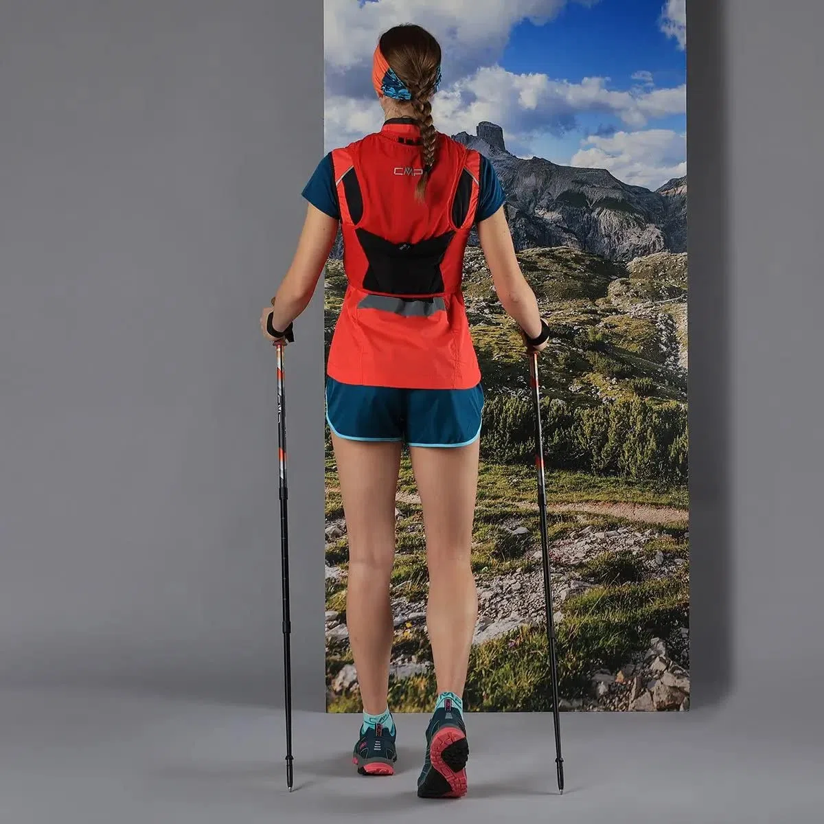 CMP - Gilet da trail di Santa Fe, Fire, L