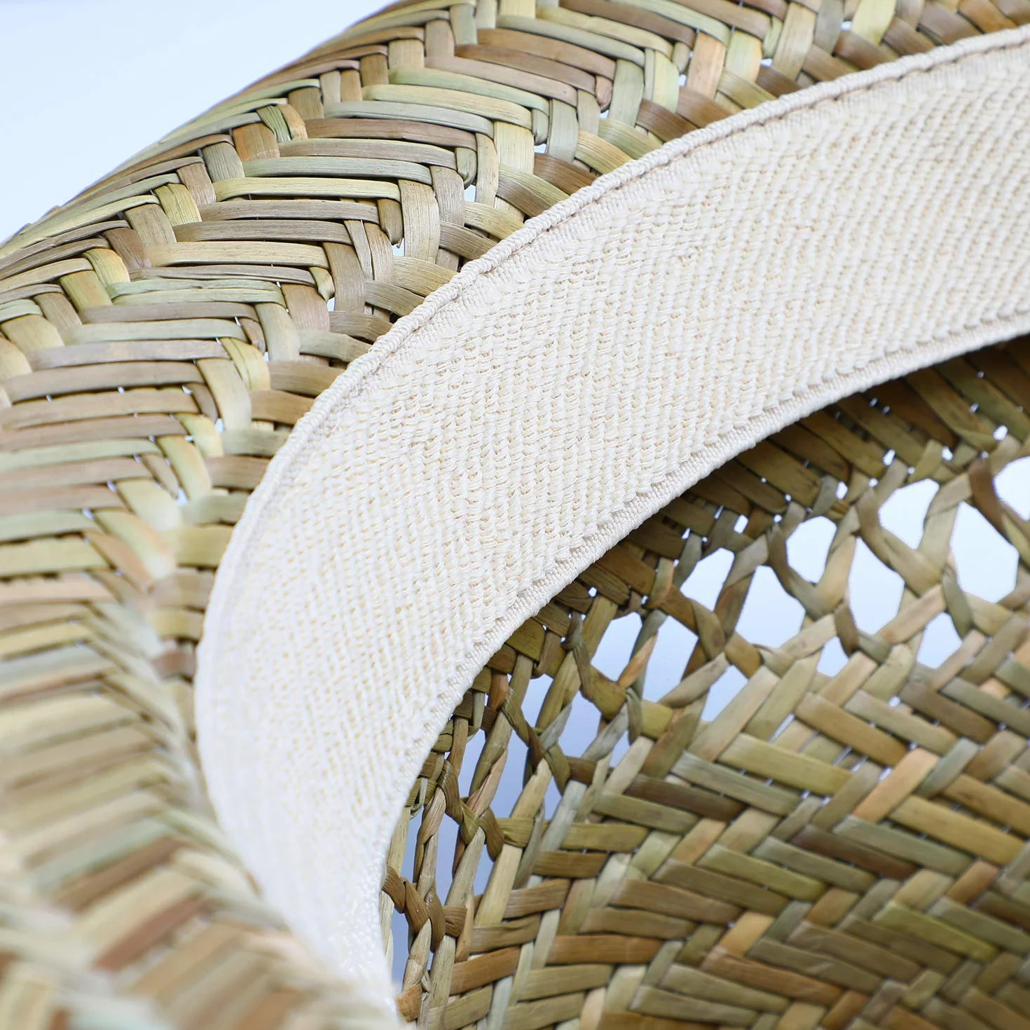 fiebig Cappello di Paglia Australiano per Donna e Uomo | Cappello da Cowboy in Paglia | Cappello Occidentale con Fascia in Finta Pelle | Cappello da Sole per la Primavera e L'Estate