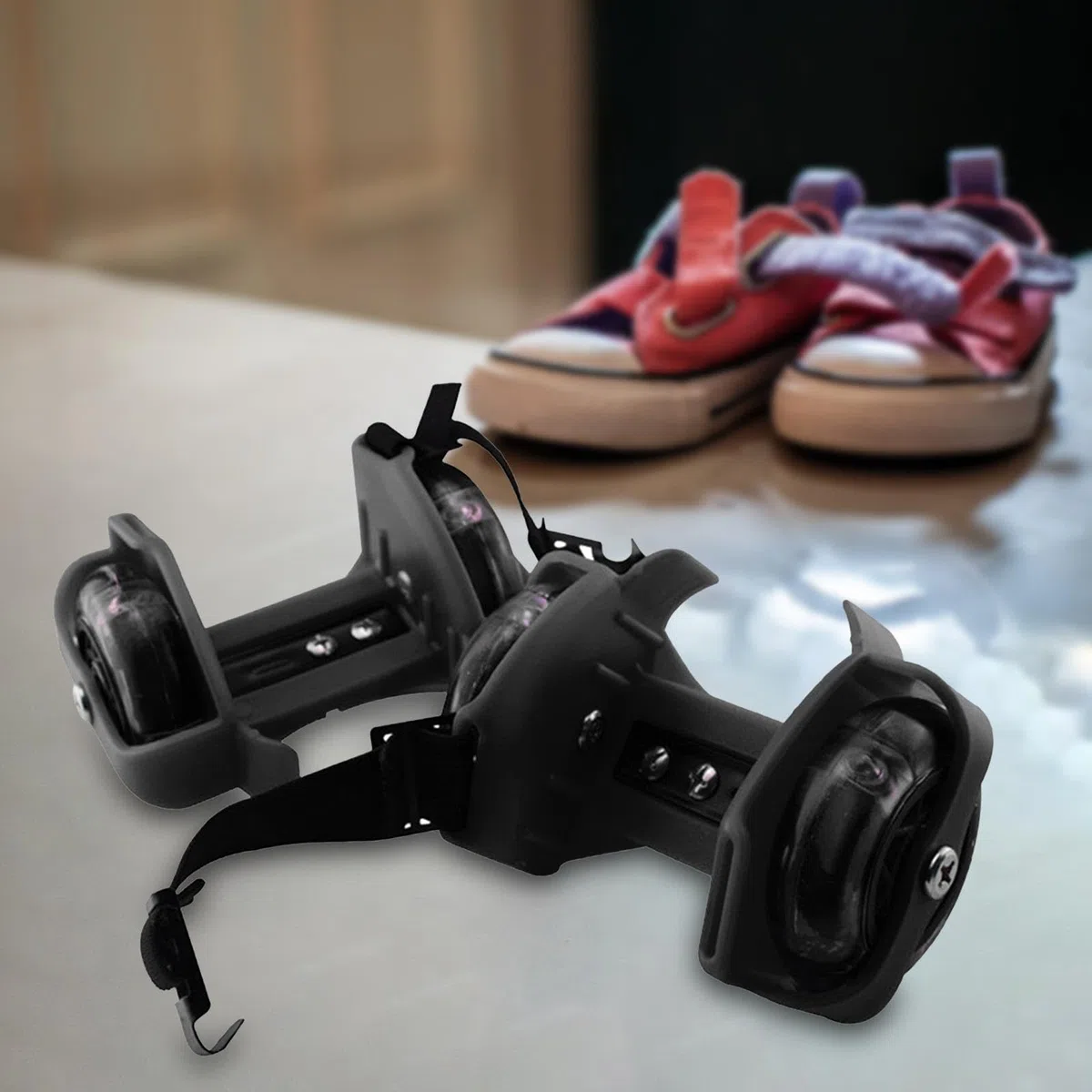 Pattini a Rotelle con Ruote sul Tacco, Ruote, Scarpe con Scarpe Da Pattinaggio Regolabili, Pattini a Rotelle con Ruote sul Tallone per Attività per Ra