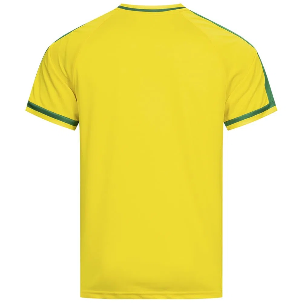 JELEX Retro History - Maglia da uomo, con logo ricamato e maniche corte, design nostalgico per gli appassionati di calcio, ideale per collezionisti