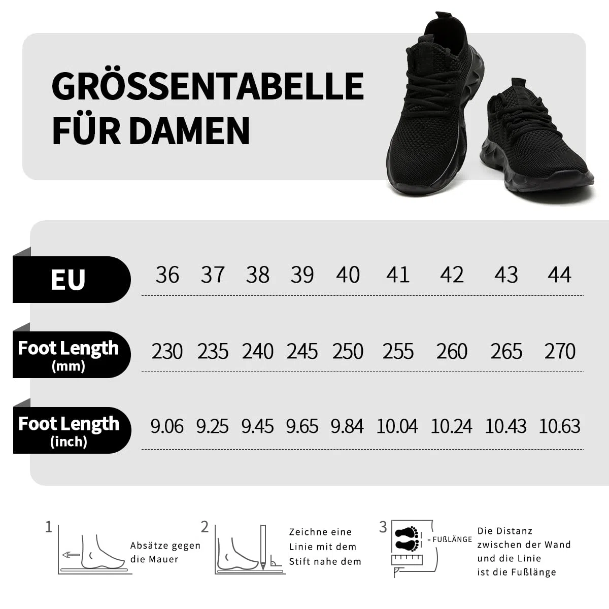 Sneakers Donna Scarpe da Running Corsa Respirabile Mesh Palestra Scarpe da Lavoro Comode Leggere