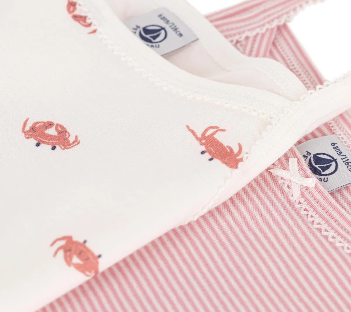 Petit Bateau A0d3z Camicie con Bretelle Bambine e Ragazze (Pacco da 2)