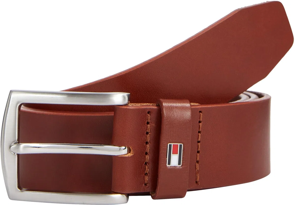 Tommy Hilfiger Uomo Cintura New Denton 3.5 Belt Cintura in Pelle