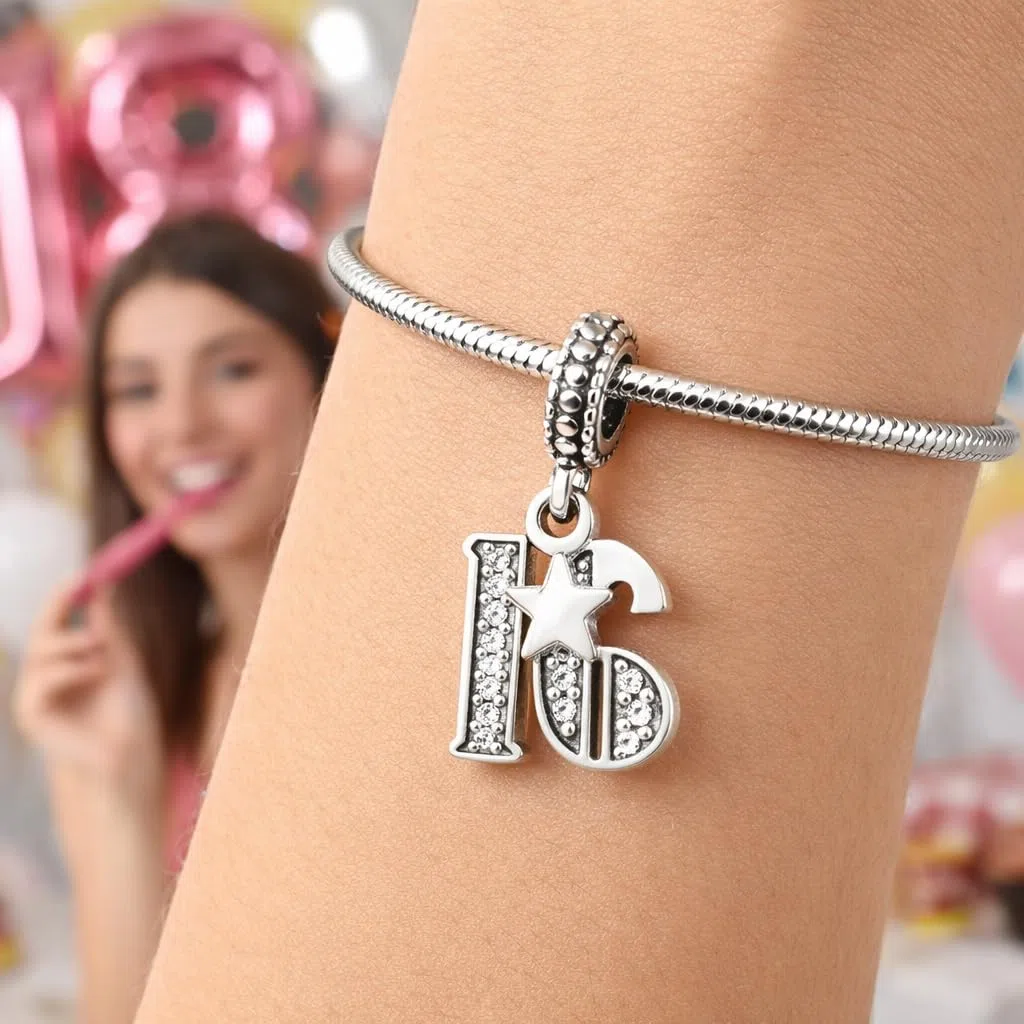 Charm Compatibile Tutte Marche Anni Compleanno Anniversario Laurea Ciondoli Originale Charming Beads Argento 925 Mamma Bead Portafortuna Cuore Famiglia Natale Donna