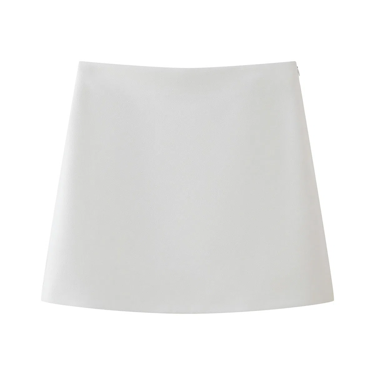 Giacca Bianca Doppiopetto Casual dal Nuovo Temperamento stagionale + Minigonna-Gonna-L