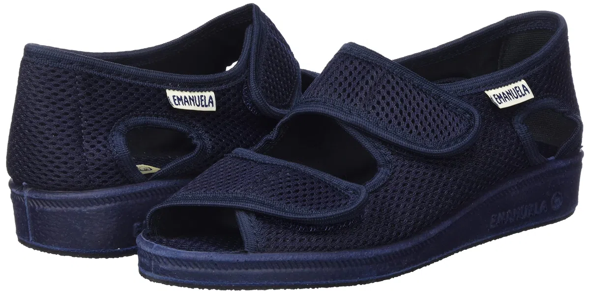 EMANUELA 663 Pantofole Donna Color Nero
