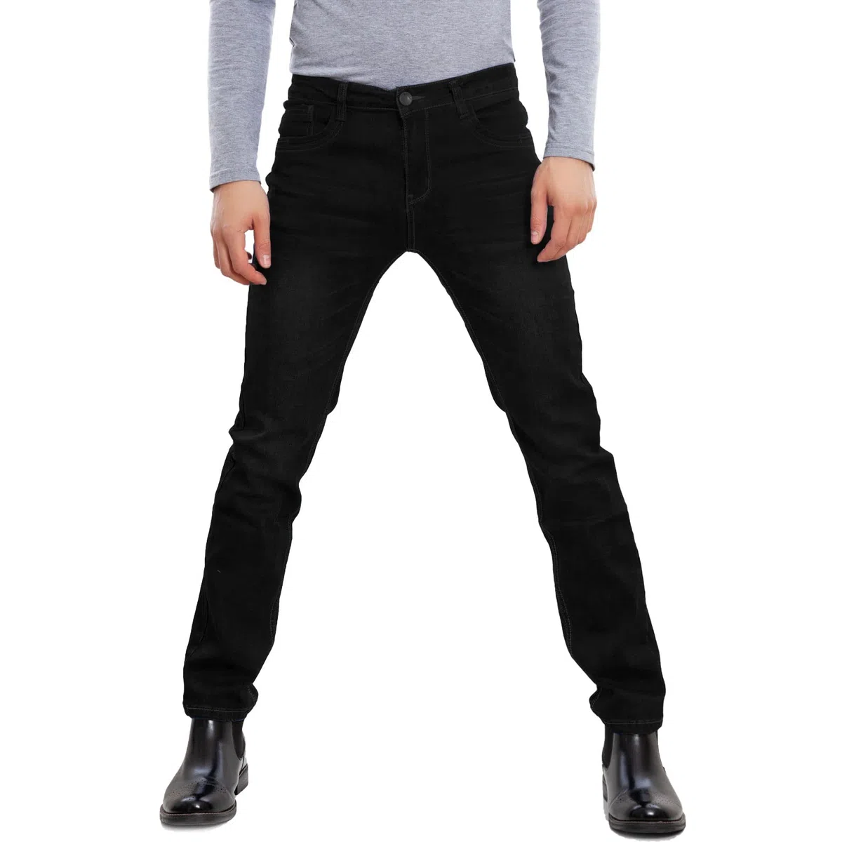 Toocool - Jeans Uomo Pantaloni Regular Fit Denim Vita Regolare 4 Stagioni LE-2487
