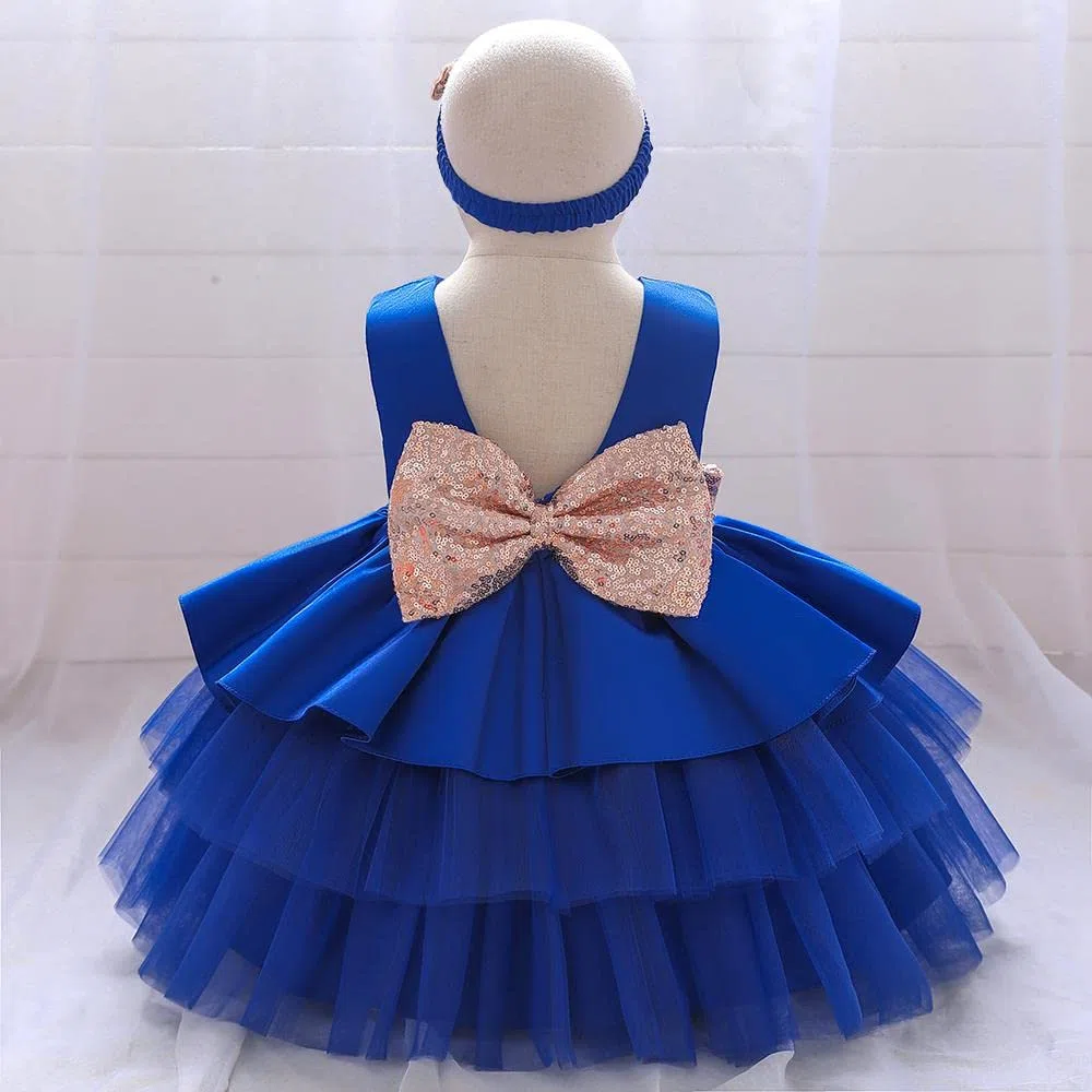 Lito Angels Vestito Damigella Abito da Festa Cerimonia Elegante con Fascia per